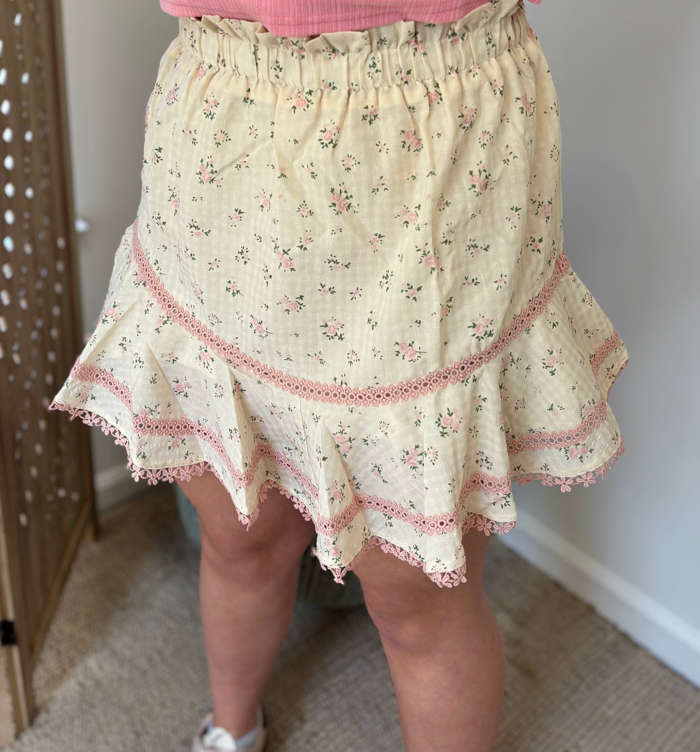 Floral Skort