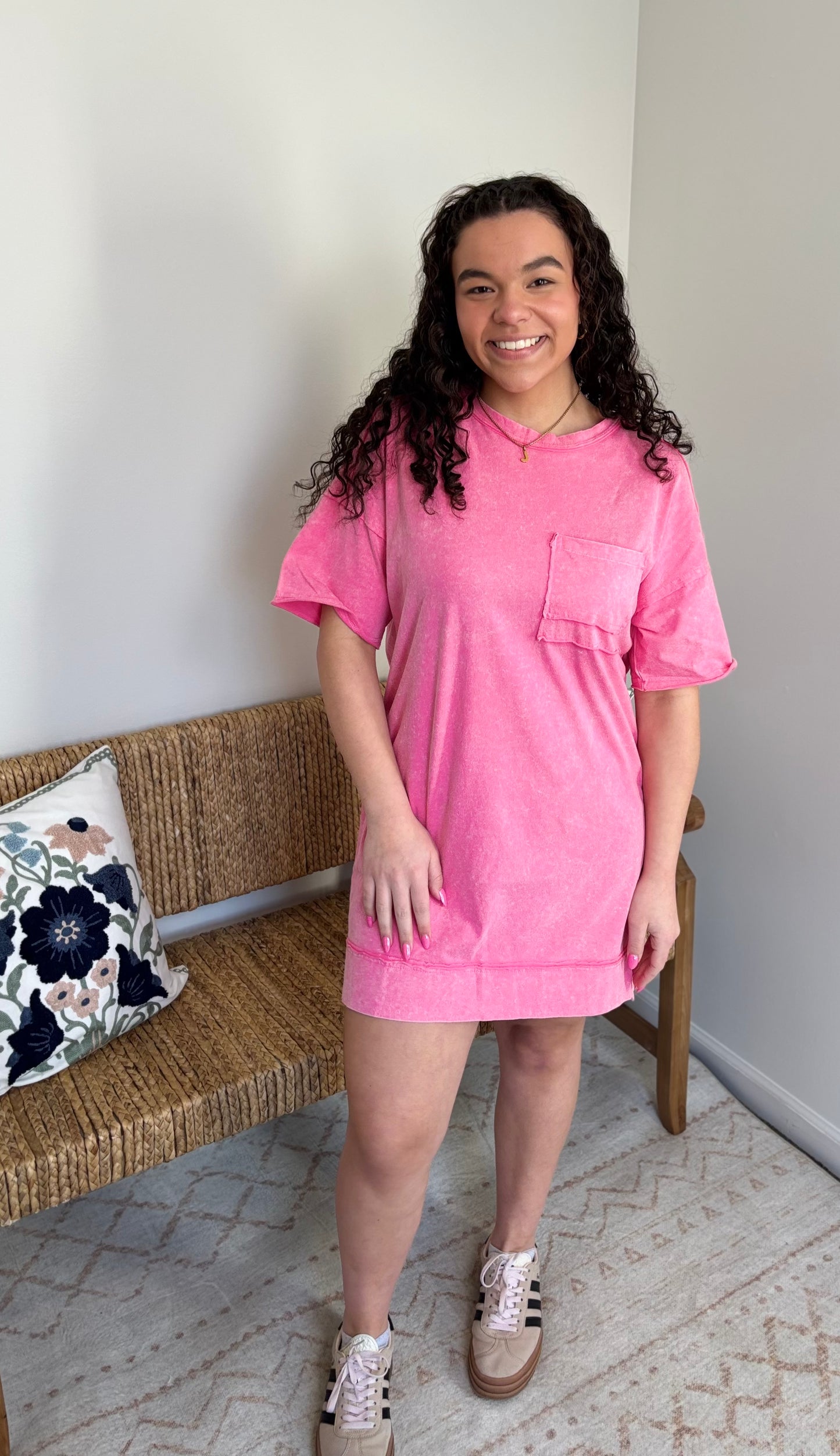 Easy Days Dress Pink
