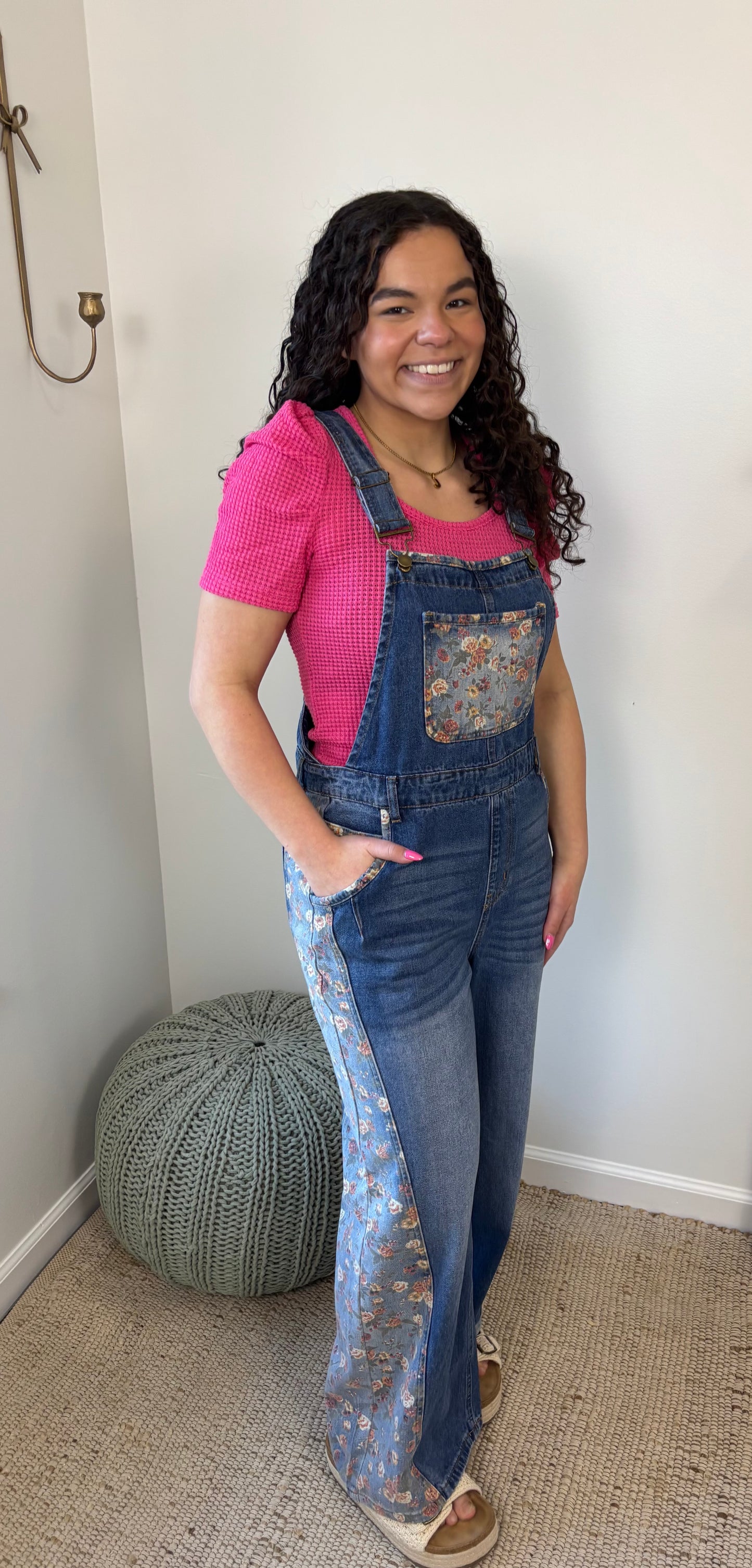 Floral Overalls