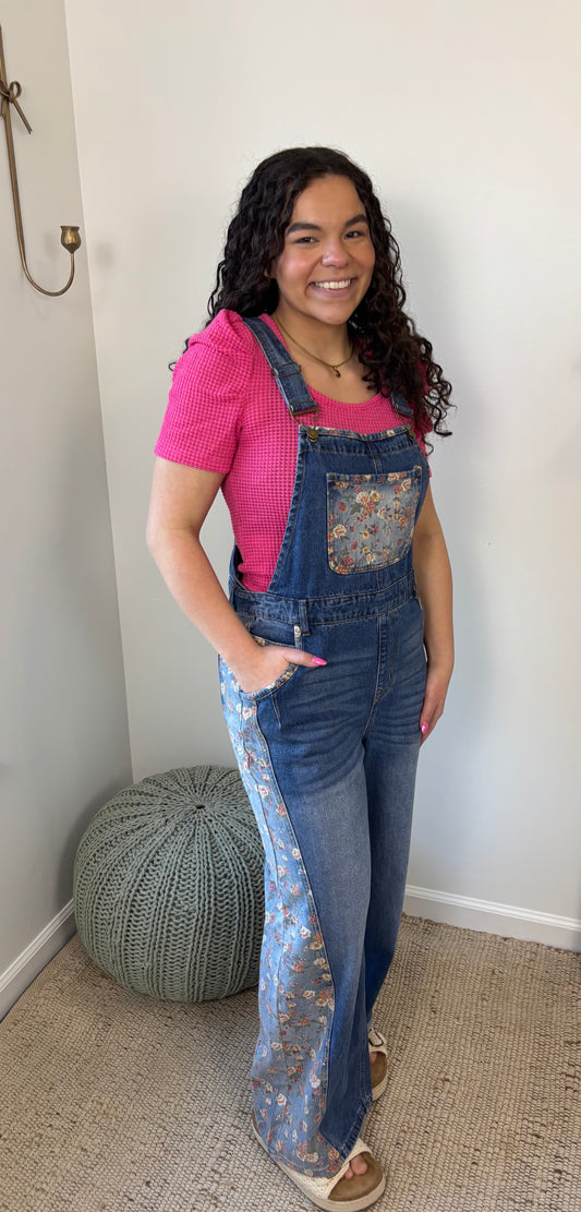 Floral Overalls