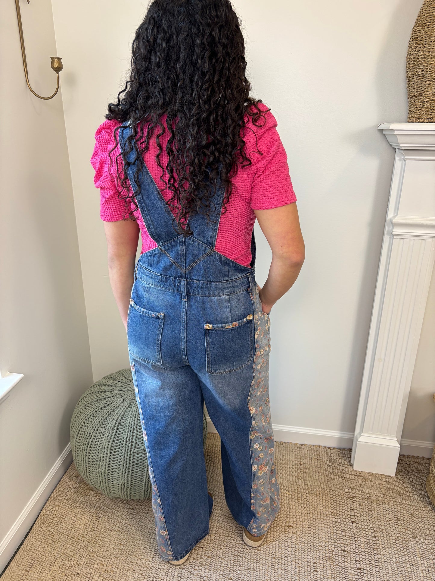 Floral Overalls